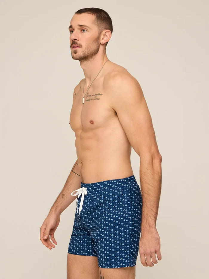 The Goodnight Palmetto Moons 5.5" (Classic Lined Swim Trunk) - Image 3 - Chubbies Shorts