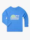 The Lil Ol'College Try (Toddler Rashguard)- Marina - Image 1 - Chubbies Shorts