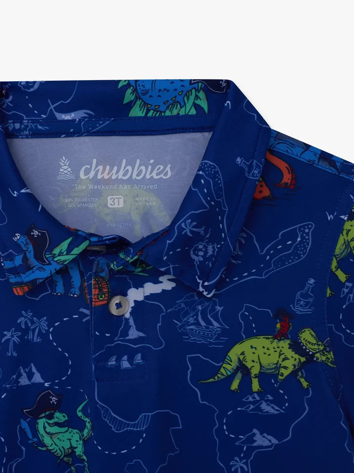 The Lil Rex Marks The Spot (Toddler Performance Polo) - Image 2 - Chubbies Shorts