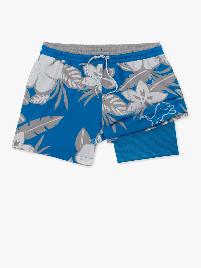 The Lions Deep End Zones 5.5" (Classic Lined Swim Trunk) - Image 5 - Chubbies Shorts
