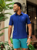 The Midnight Marine (Textured Performance Polo) - Image 1 - Chubbies Shorts