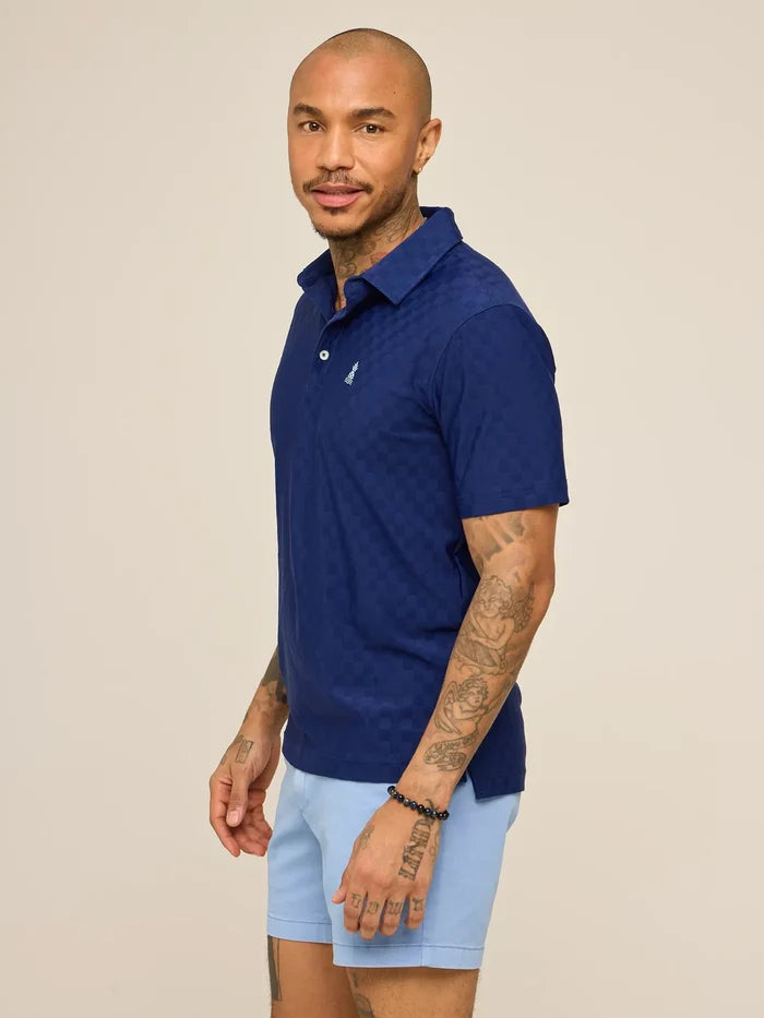 The Midnight Marine (Textured Performance Polo) - Image 3 - Chubbies Shorts