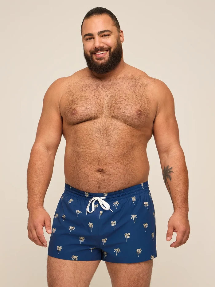 The Midnight Palms 2" (Classic Lined Swim Trunk) - Image 1 - Chubbies Shorts