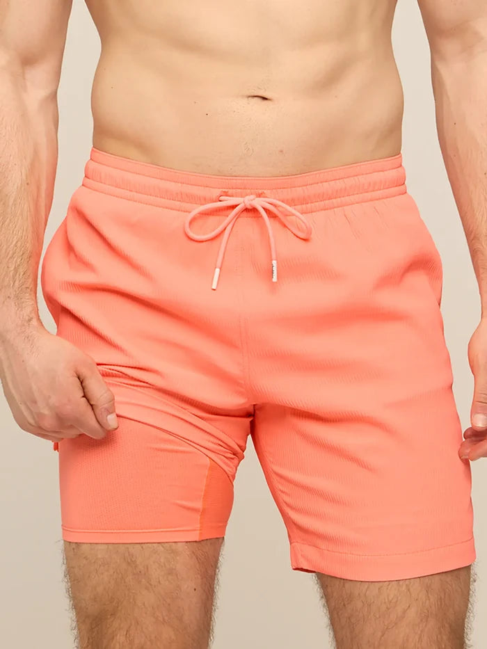 The Nectar Glows 7" (Textured Lined Swim) - Image 1 - Chubbies Shorts