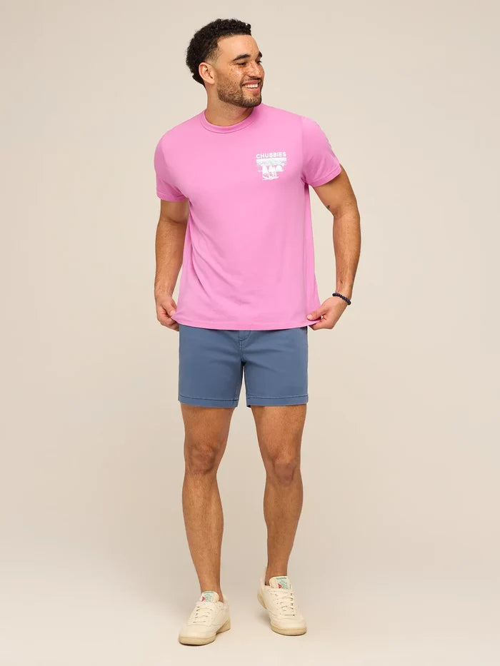 The Not Looking Back (Non Pocket Graphic T-Shirt) - Image 4 - Chubbies Shorts