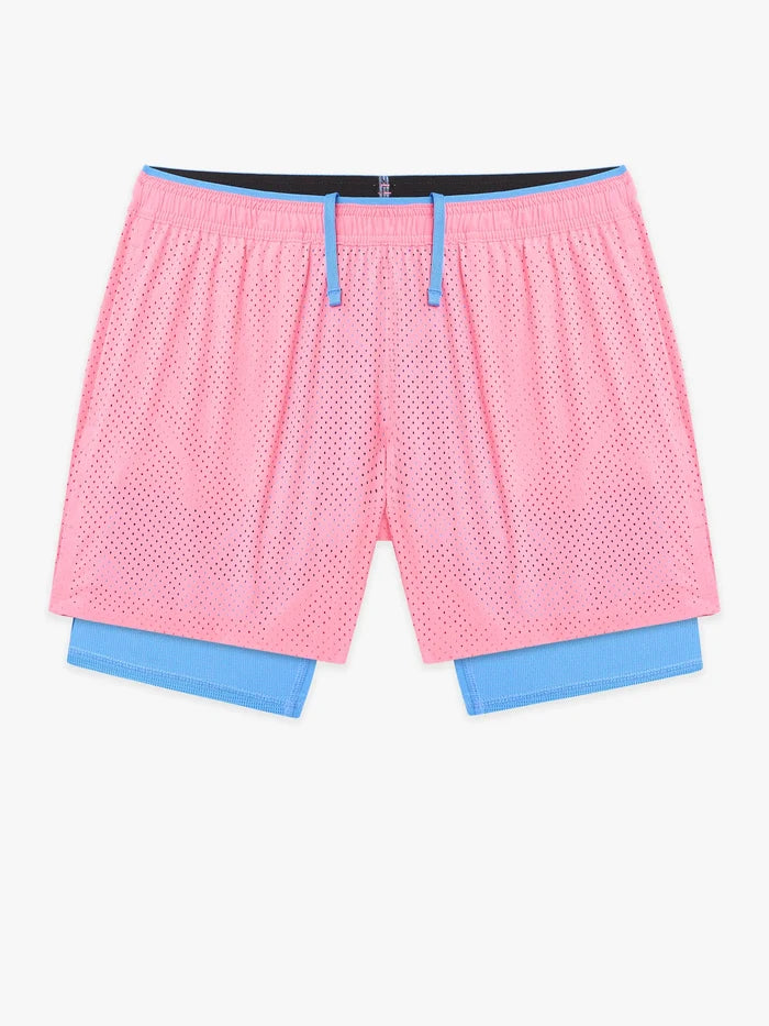 The Pink Lemonades 5.5" (Blocked Ultimate Training Short) - Image 1 - Chubbies Shorts