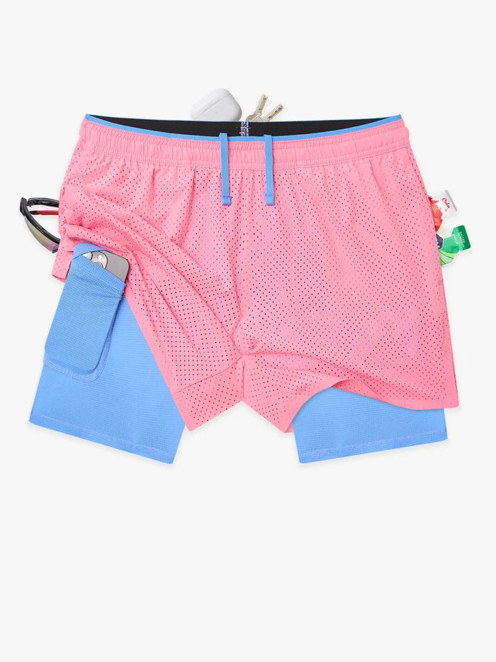 The Pink Lemonades 5.5" (Blocked Ultimate Training Short) - Image 2 - Chubbies Shorts