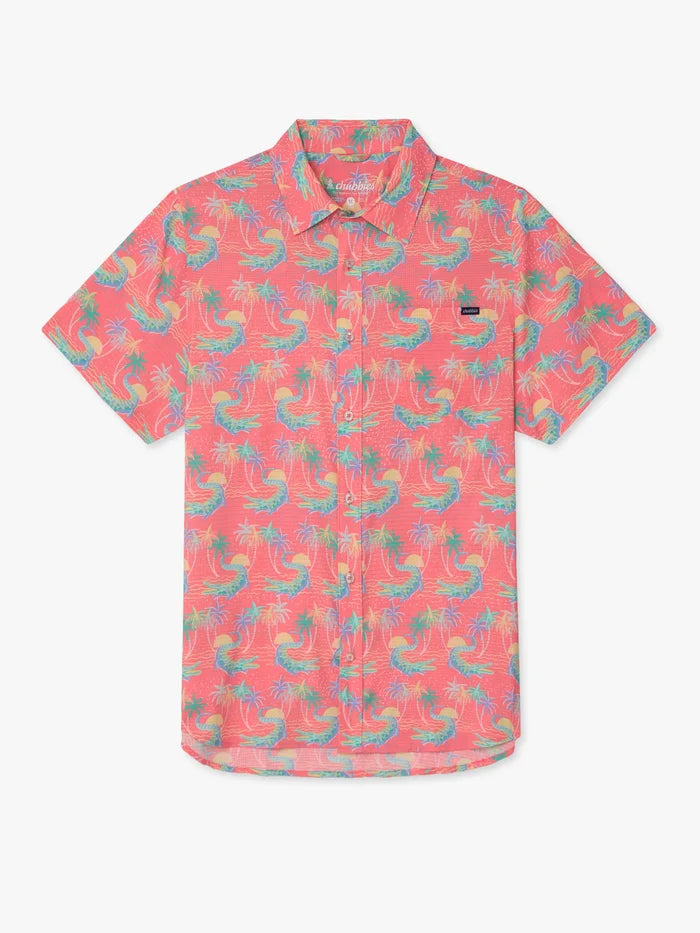 The Rock-a-Croc (Breezetech)- Red - Image 1 - Chubbies Shorts