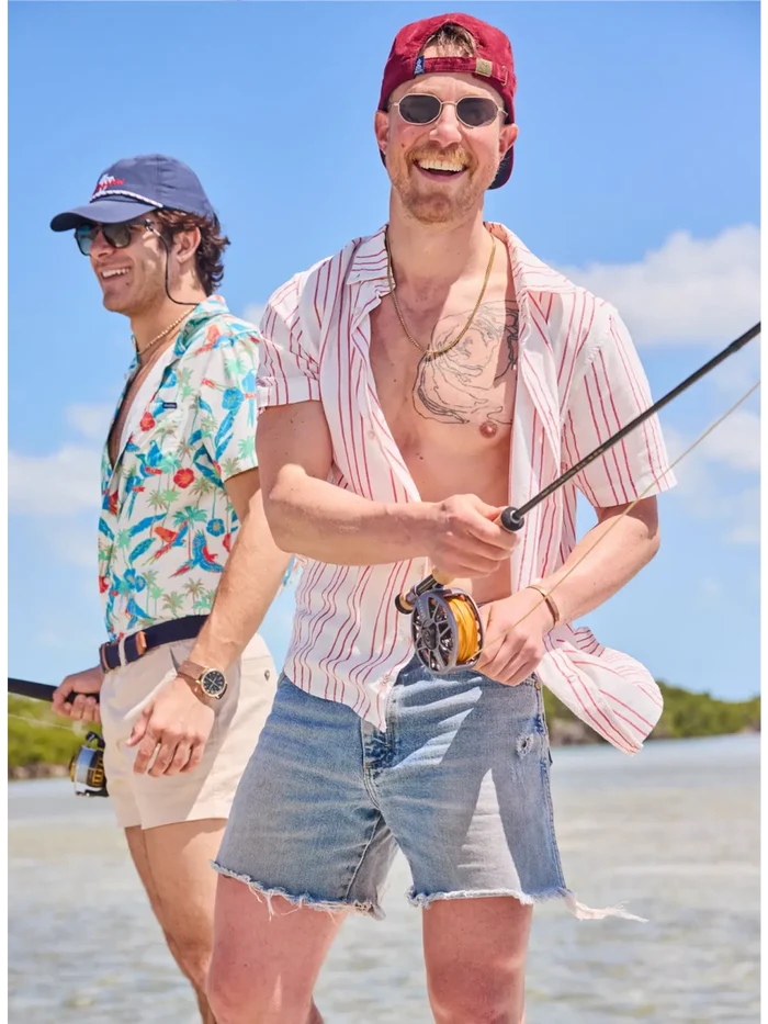 The Ruby Ribbon (Resort Weave Friday Shirt) - Image 7 - Chubbies Shorts