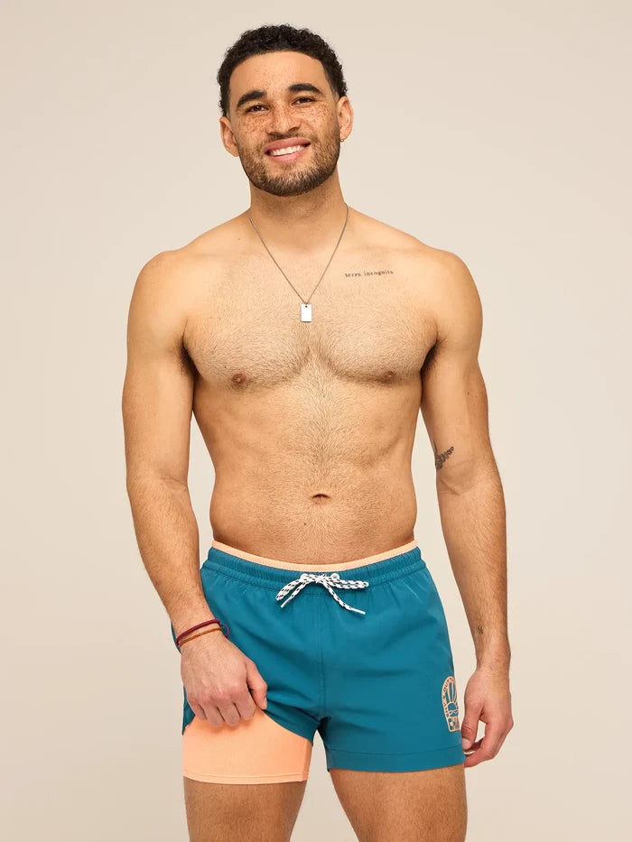 The Rusty Cobalts 4" (Classic Lined Swim Trunk w/ SP WB) - Image 1 - Chubbies Shorts
