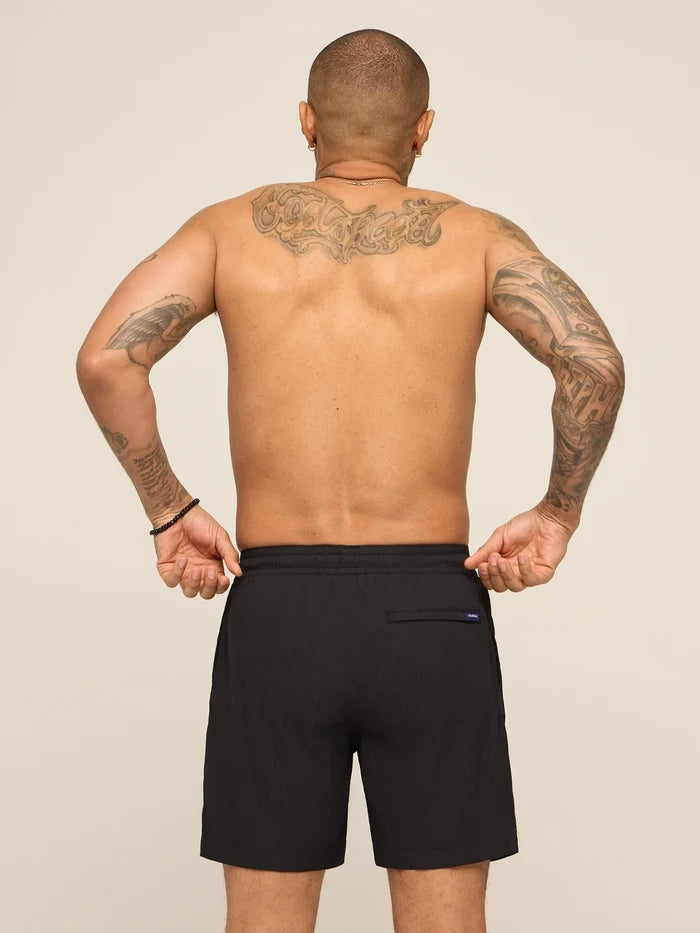 The Secret Agents 7" (Textured Lined Swim) - Image 2 - Chubbies Shorts