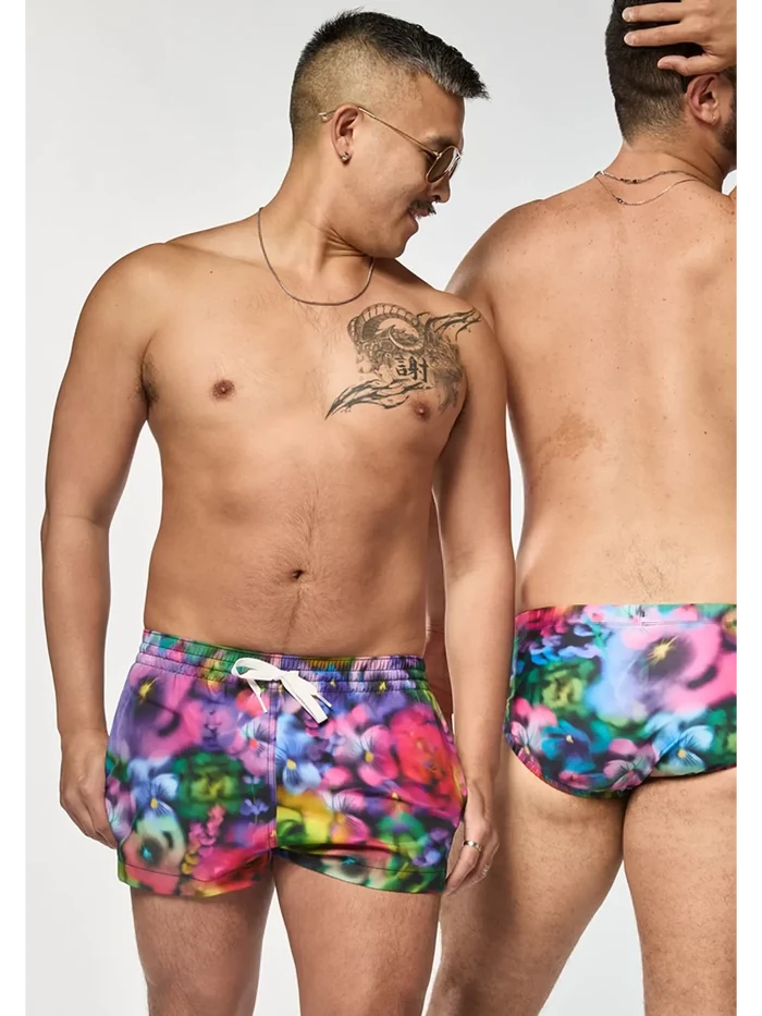 The Sonic Blooms 2" (Classic Lined Swim Trunk) - Image 1 - Chubbies Shorts