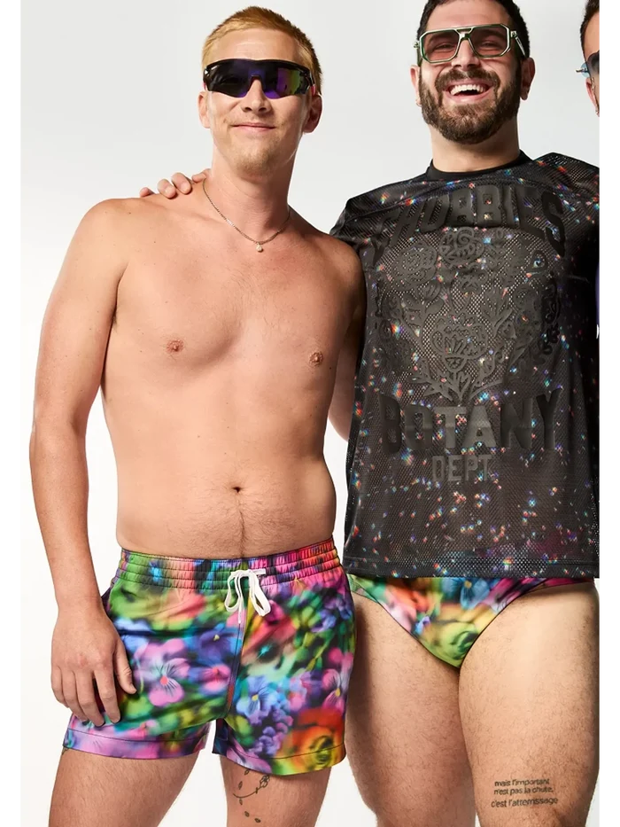 The Sonic Blooms 4" (Classic Lined Swim Trunk) - Image 1 - Chubbies Shorts