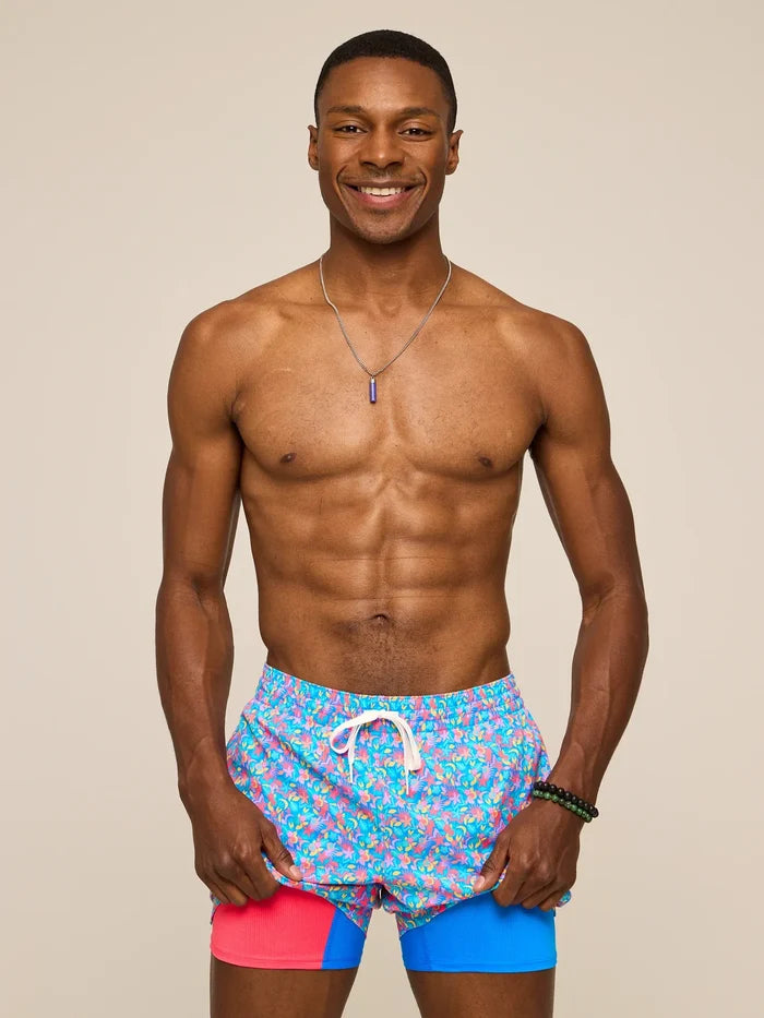 The Spades 5.5" (Classic Lined Swim Trunk) - Image 1 - Chubbies Shorts