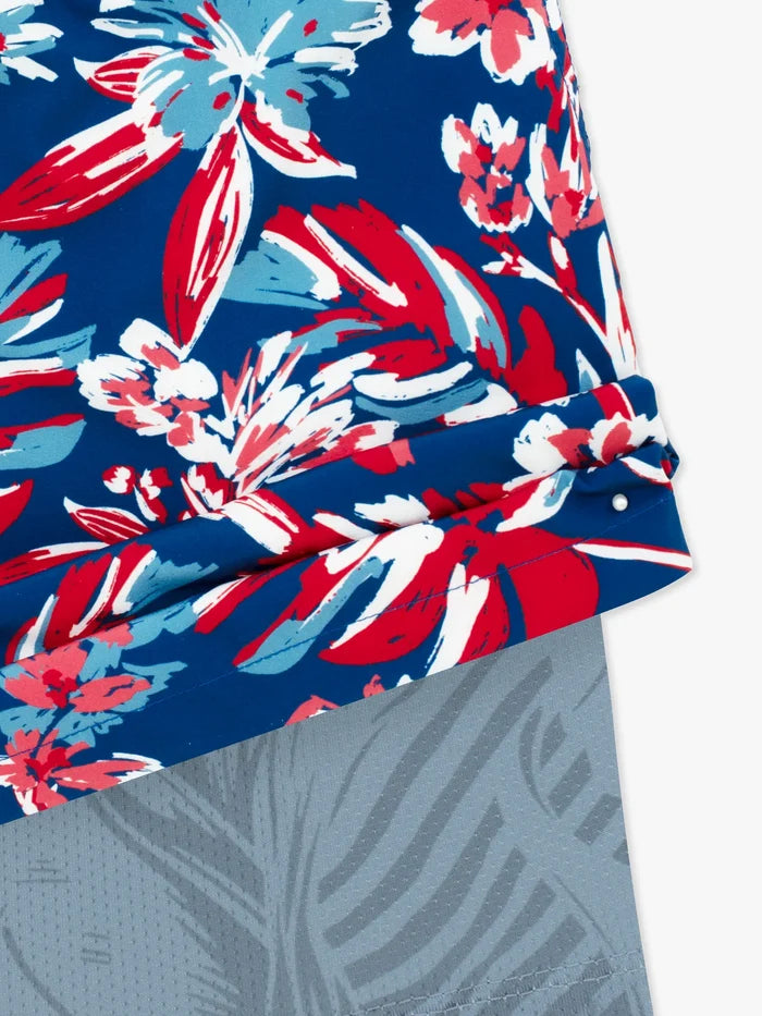 The Star Spangled Blooms (Boys Lined Swim Trunk) - Image 2 - Chubbies Shorts