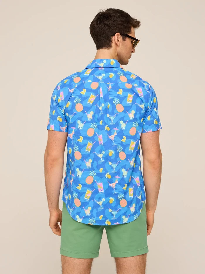 The Sunday Funday (Breezetech)- Blue - Image 2 - Chubbies Shorts
