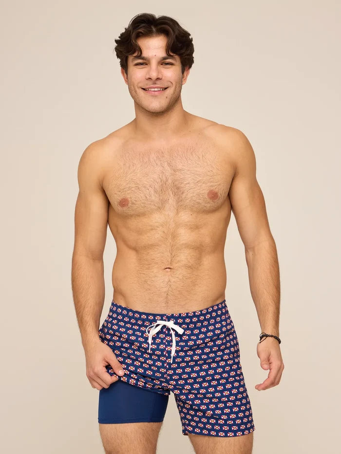 The Sunshine States 5.5" (Classic Lined Swim Trunk) - Image 4 - Chubbies Shorts
