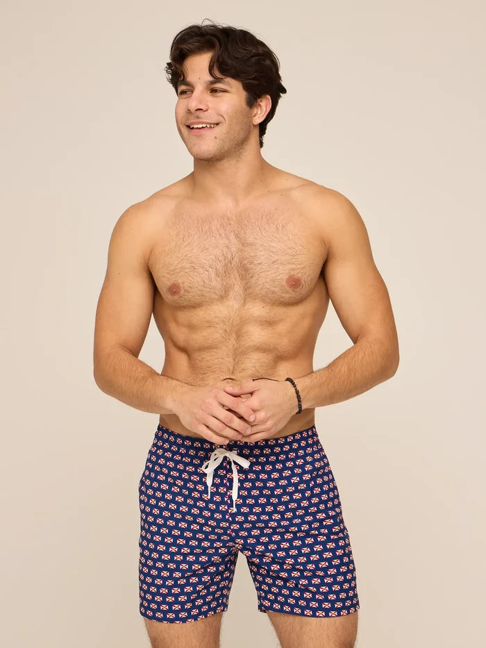 The Sunshine States 5.5" (Classic Lined Swim Trunk) - Image 6 - Chubbies Shorts