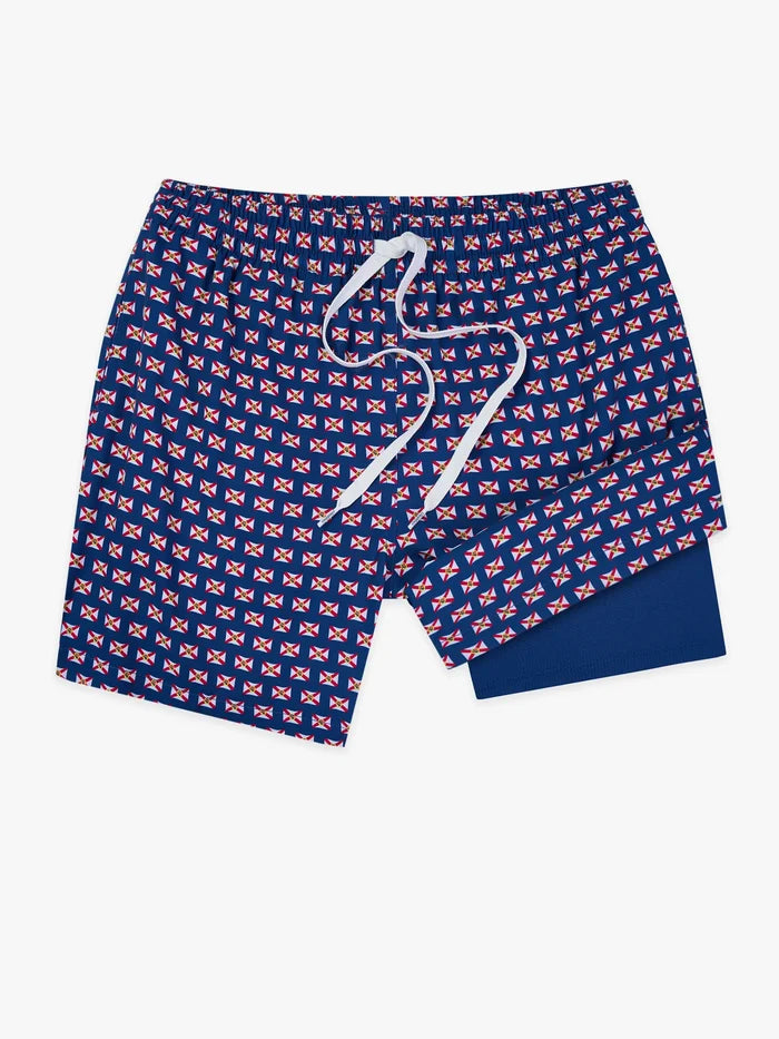 The Sunshine States 5.5" (Classic Lined Swim Trunk) - Image 1 - Chubbies Shorts