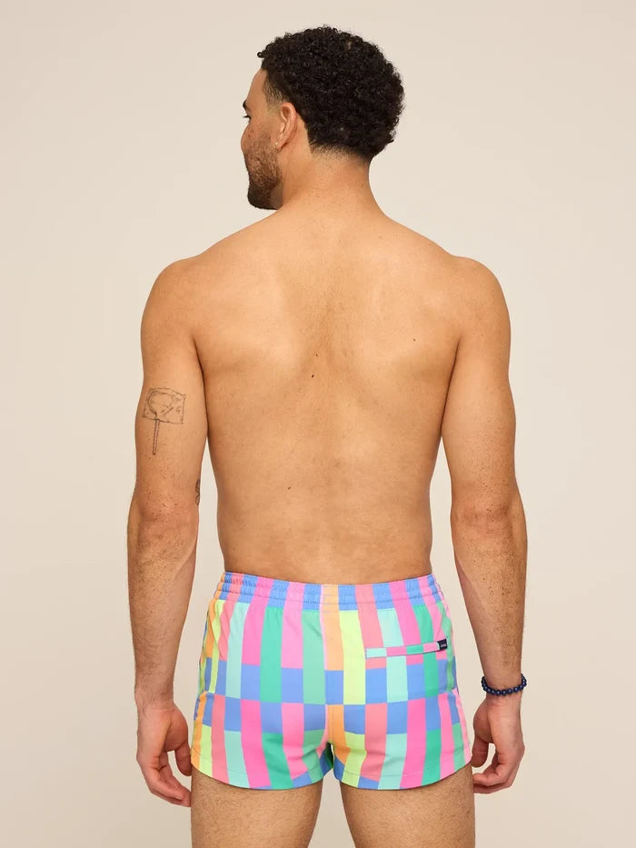 The Technicolor Stitches 2" (Classic Lined Swim Trunk) - Image 2 - Chubbies Shorts