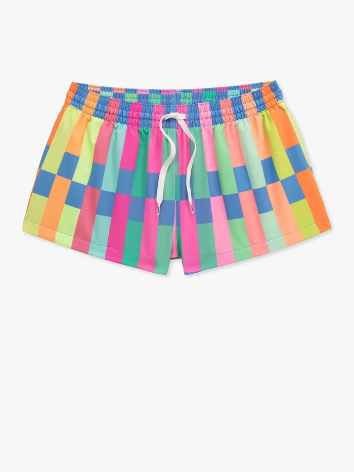 The Technicolor Stitches 2" (Classic Lined Swim Trunk) - Image 1 - Chubbies Shorts