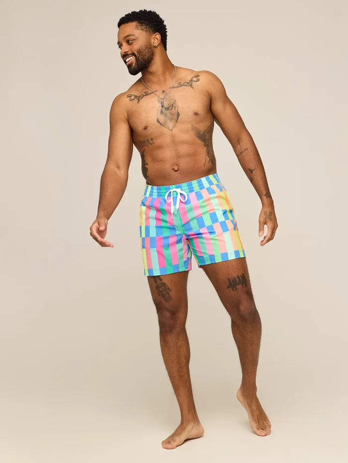 The Technicolor Stitches 5.5" (Classic Lined Swim Trunk) - Image 5 - Chubbies Shorts