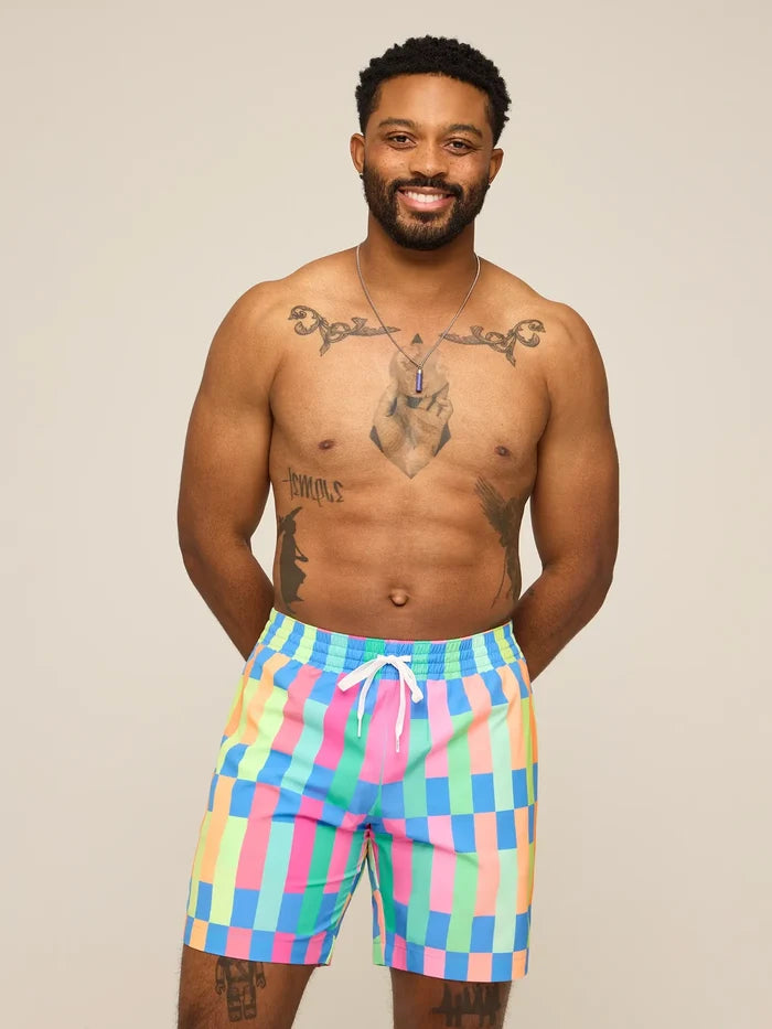 The Technicolor Stitches 7" (Classic Swim Trunk) - Image 4 - Chubbies Shorts