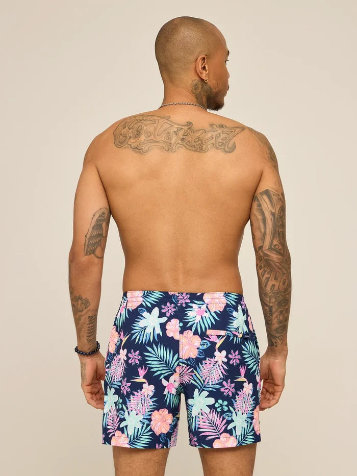 The Tropic Like Its Hots 5.5" (Classic Lined Swim Trunk) - Image 2 - Chubbies Shorts