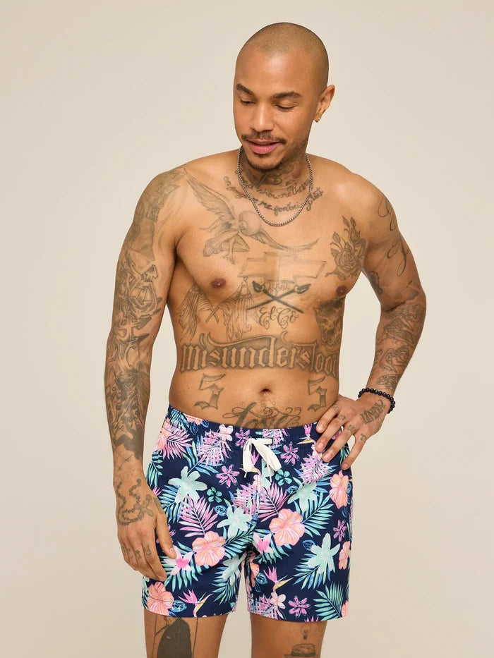 The Tropic Like Its Hots 5.5" (Classic Lined Swim Trunk) - Image 3 - Chubbies Shorts
