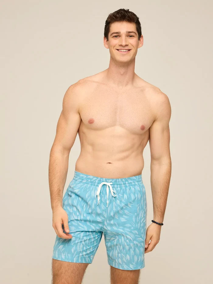 The Turquoise Tides 7" (Classic Lined Swim Trunk) - Image 5 - Chubbies Shorts
