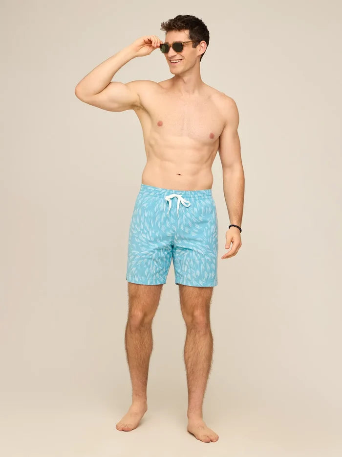 The Turquoise Tides 7" (Classic Swim Trunk) - Image 5 - Chubbies Shorts