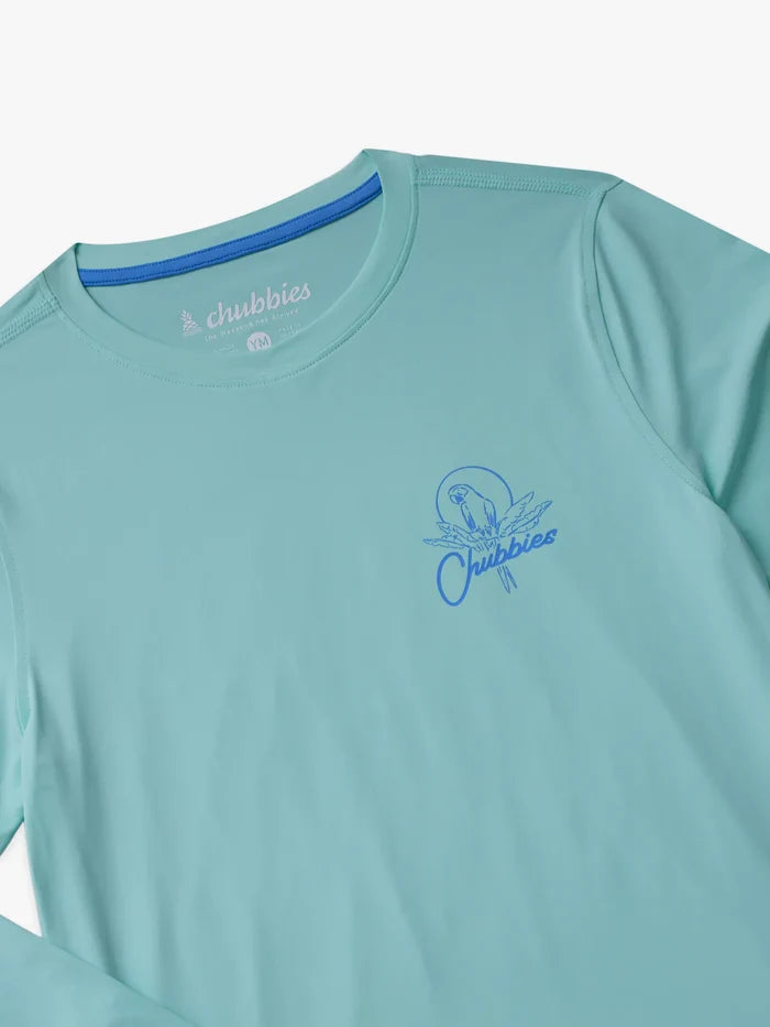 The Weekends Only (Boys Sun Crewneck)- Teal - Image 3 - Chubbies Shorts
