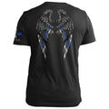 Thin Blue Line Angel Wings