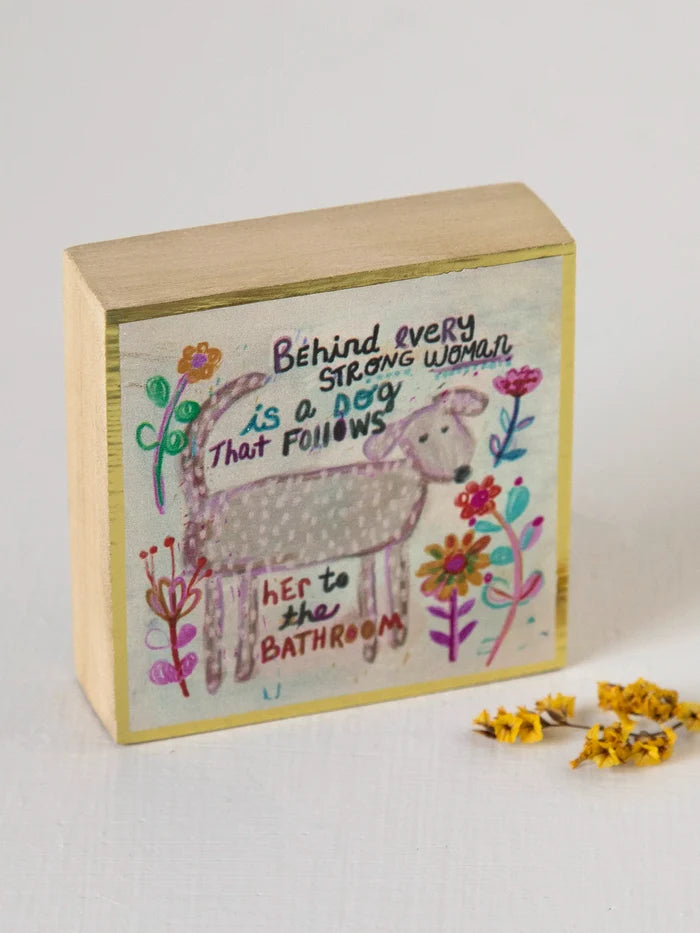Tiny Block Keepsake - Behind Every Strong Woman-view 1