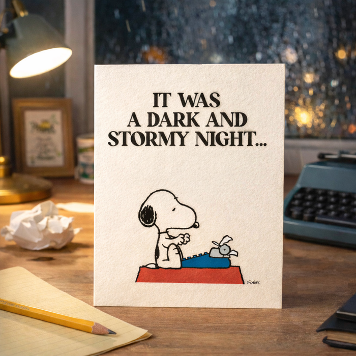 Titlee - Snoopy "Dark and Stormy" Card