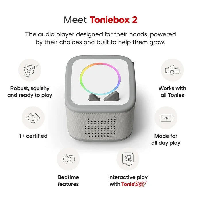 Tonies - Toniebox 2 Play Set - Paw Patrol - Moon Grey - Toniebox 2