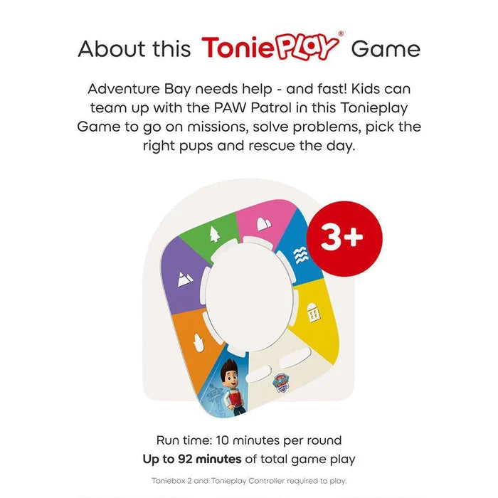 Tonies - Toniebox 2 Play Set - Paw Patrol - Moon Grey - Features