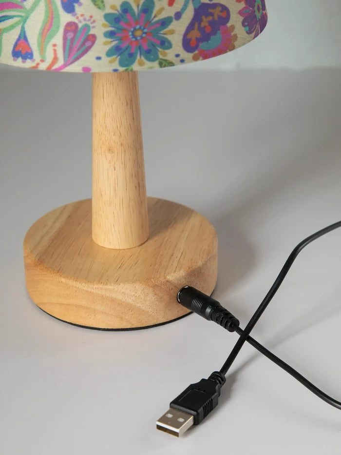 Touch Lamp - Rainbow Cream Floral-view 3