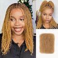 blonde afro kinky human hair