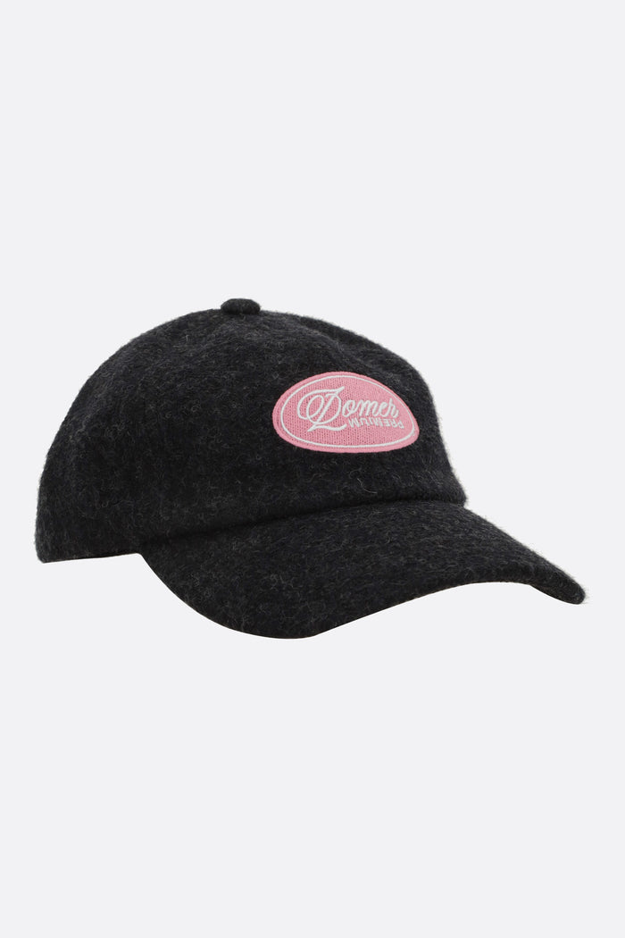Vorte baseball cap in mohair wool blend