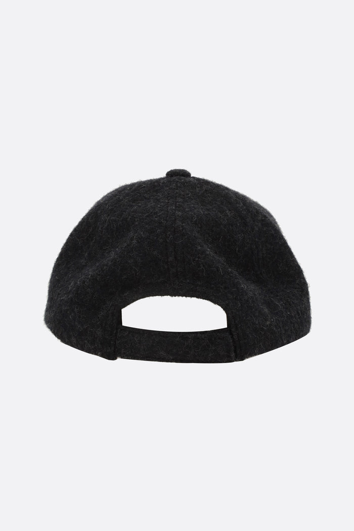 Vorte baseball cap in mohair wool blend