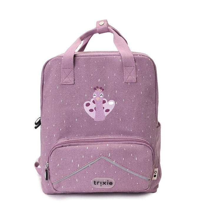 Animal Print Recycled Cotton Kids Backpack - Large