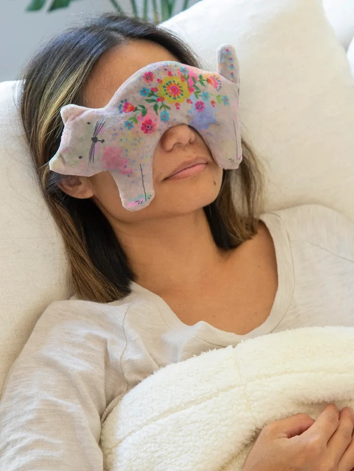 Shaped Weighted Eye Mask - Cat-view 3