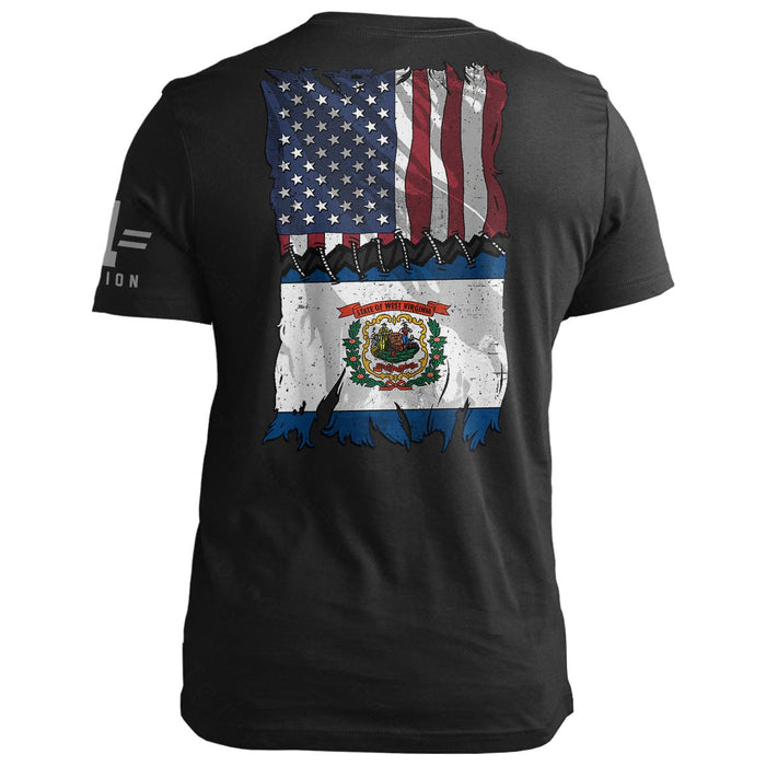 West Virginia Stitch Flag USA