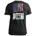 West Virginia Stitch Flag USA