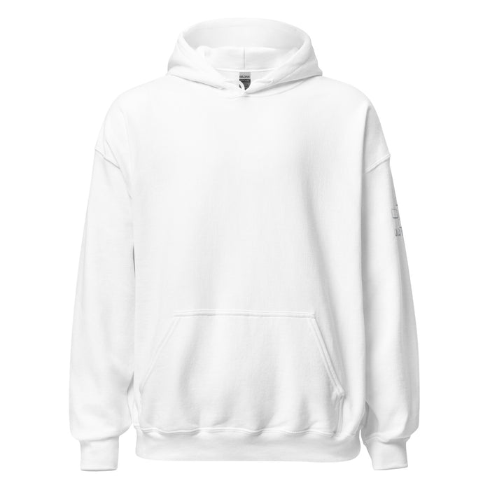 White Out American Flag Hoodie