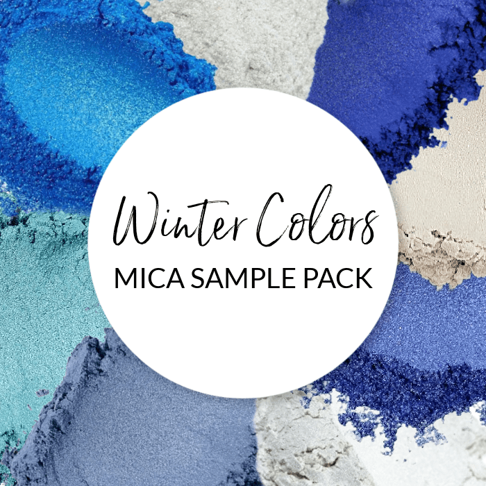 * Winter Colors Mica Sample Pack - 8 Winter Colors - NorthWood Candle & Craft