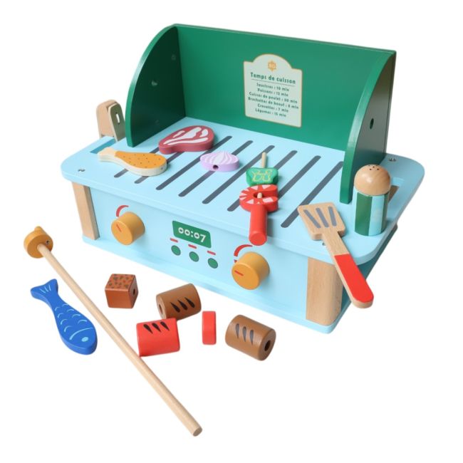 Le Petit Souk - Wooden Toy - Barbecue Set
